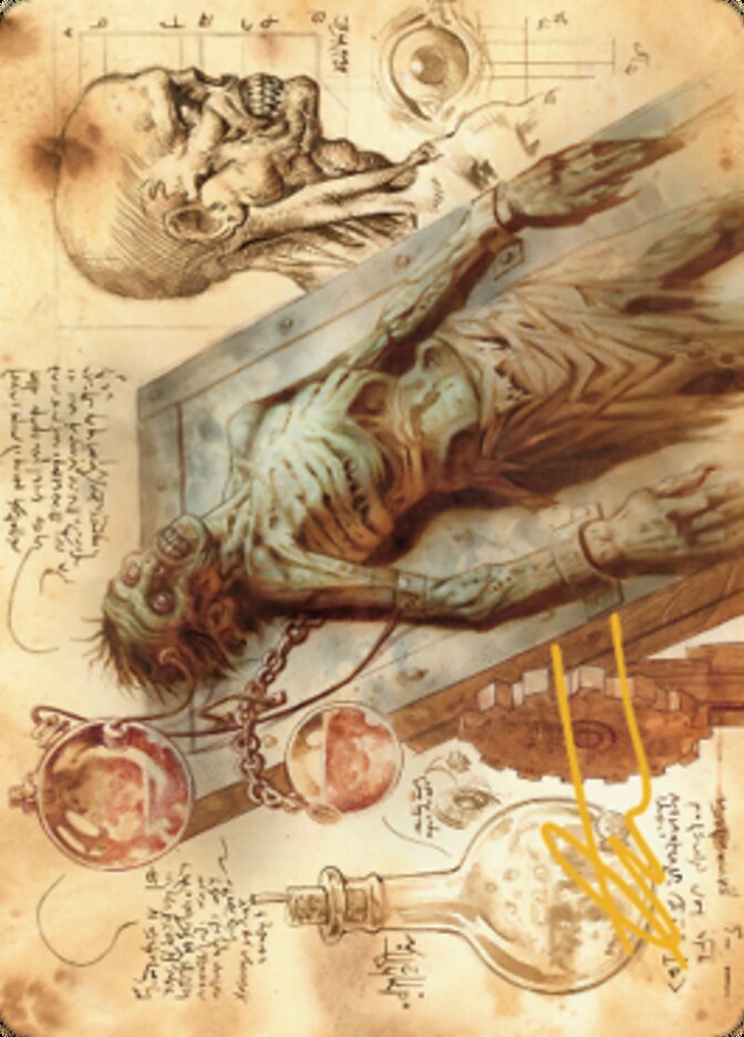 Ashnod's Altar Art Card (Gold-Stamped Signature) [The Brothers' War Art Series] Magic: The Gathering