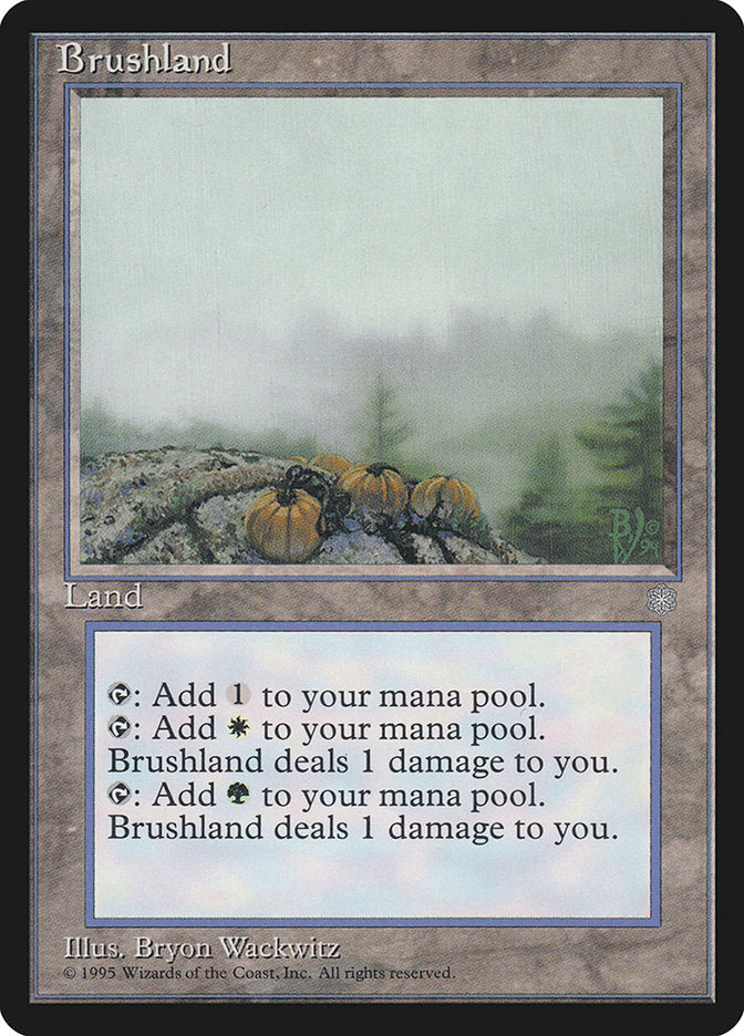 Brushland [Ice Age] Magic: The Gathering