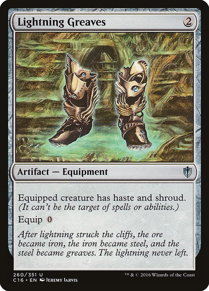 Lightning Greaves [Commander 2016] Magic: The Gathering