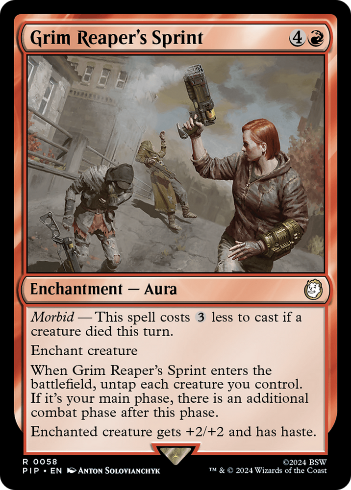 Grim Reaper's Sprint [Fallout] Magic: The Gathering