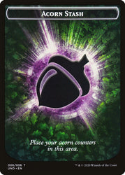 Giant Teddy Bear // Acorn Stash Double-Sided Token [Unsanctioned Tokens] Magic: The Gathering