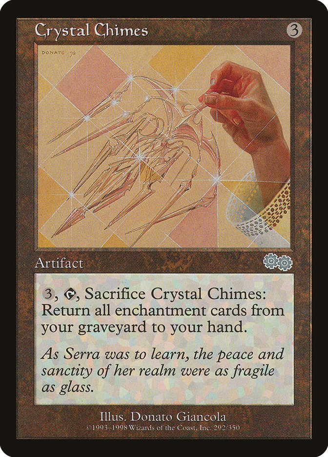 Crystal Chimes [Urza's Saga] Magic: The Gathering