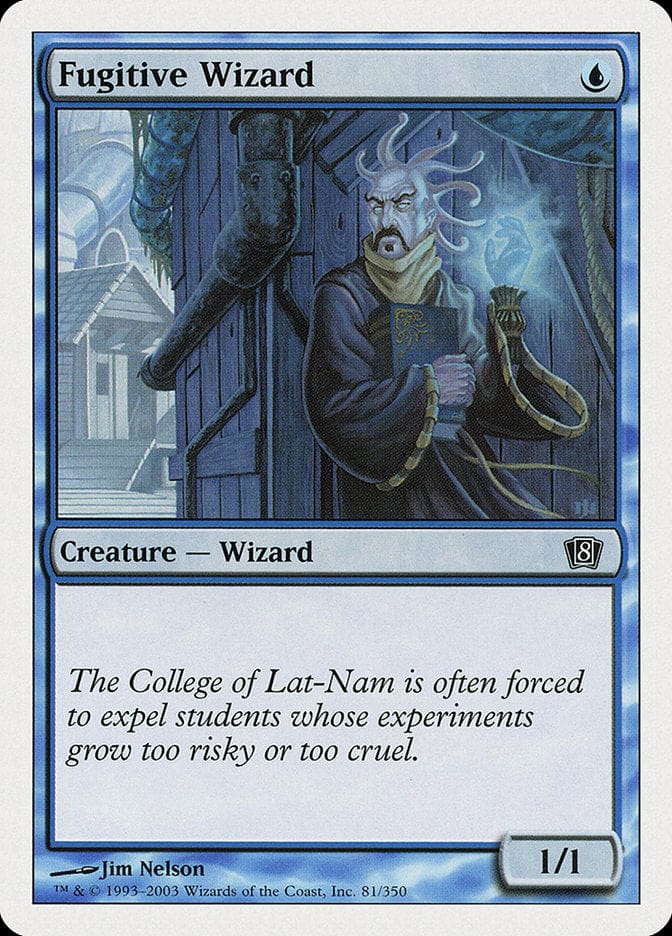 Fugitive Wizard [Eighth Edition] Magic: The Gathering