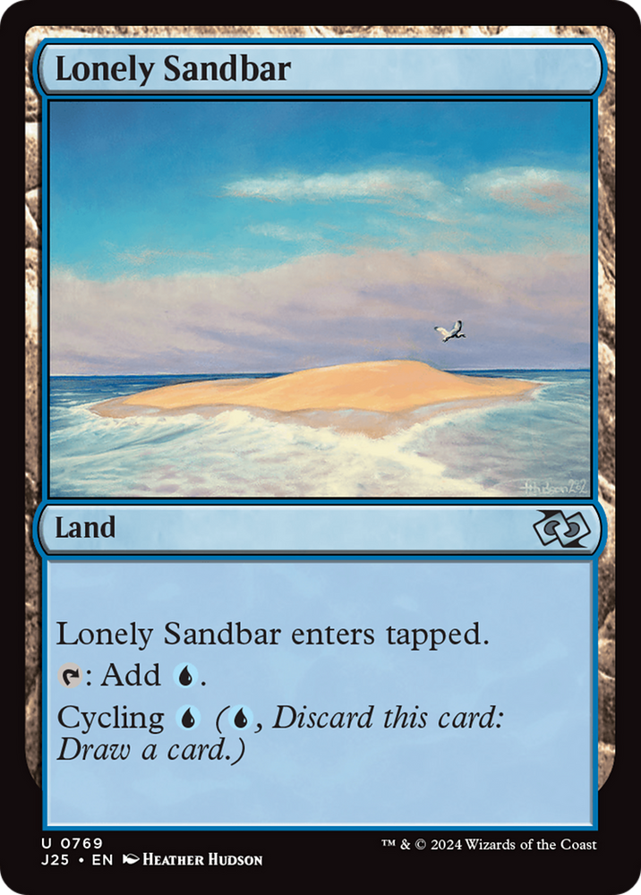 Lonely Sandbar [Foundations Jumpstart] Magic: The Gathering