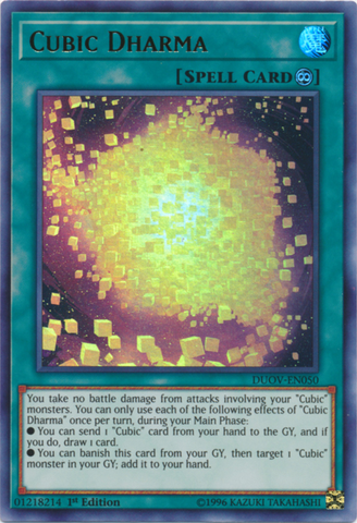 Cubic Dharma [DUOV-EN050] Ultra Rare - Yugioh Cards For Your TCG Needs!