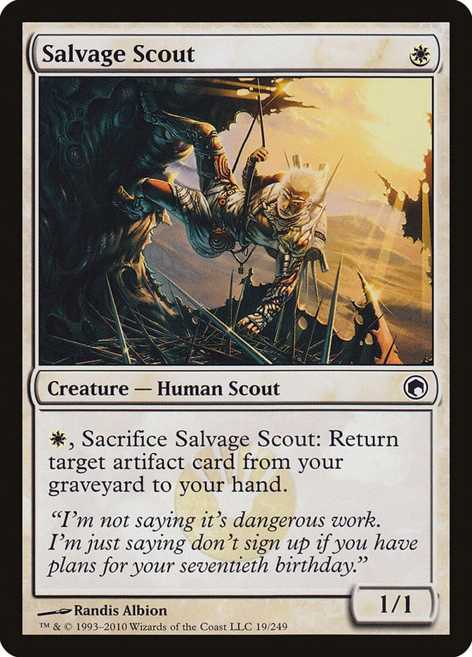 Salvage Scout [Scars of Mirrodin] Magic: The Gathering