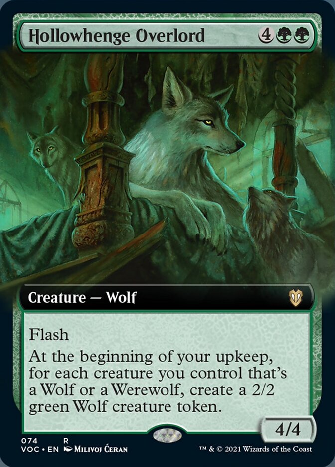 Hollowhenge Overlord (Extended Art) [Innistrad: Crimson Vow Commander] Magic: The Gathering
