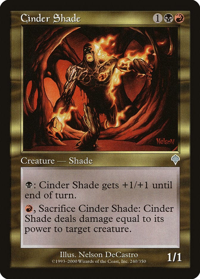Cinder Shade [Invasion] Magic: The Gathering