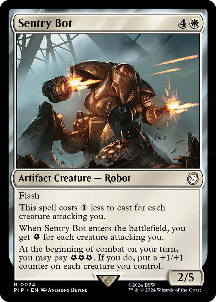 Sentry Bot [Fallout] Magic: The Gathering