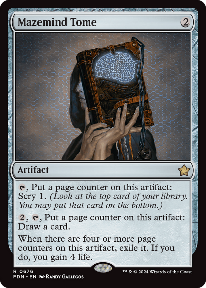 Mazemind Tome [Foundations] Magic: The Gathering