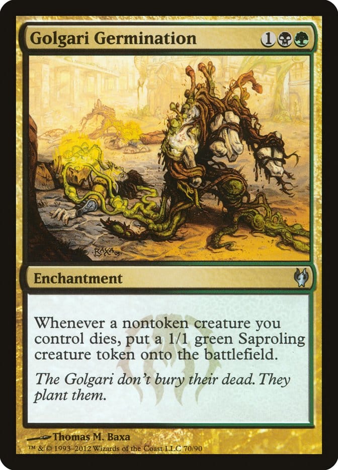Golgari Germination [Duel Decks: Izzet vs. Golgari] Magic: The Gathering
