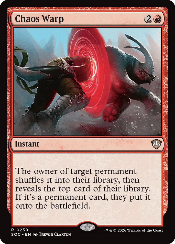 Chaos Warp [Secrets of Strixhaven Commander]