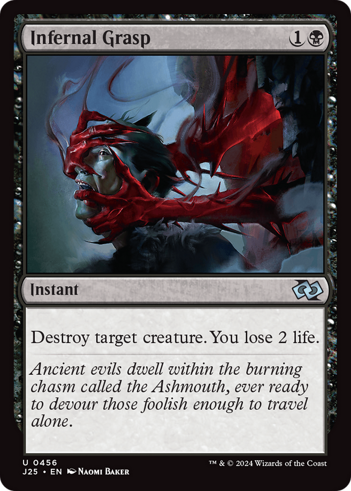 Infernal Grasp [Foundations Jumpstart] Magic: The Gathering