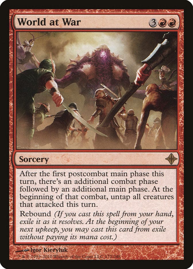 World at War [Rise of the Eldrazi] Magic: The Gathering