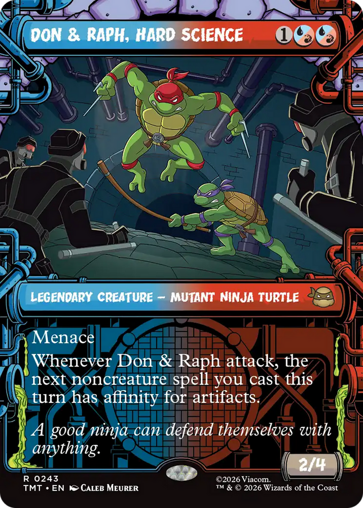 Don & Raph, Hard Science (Showcase) [Teenage Mutant Ninja Turtles] Magic: The Gathering