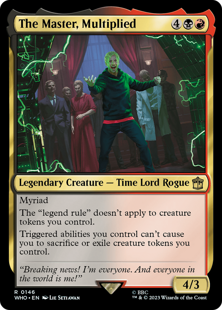 The Master, Multiplied [Doctor Who] Magic: The Gathering