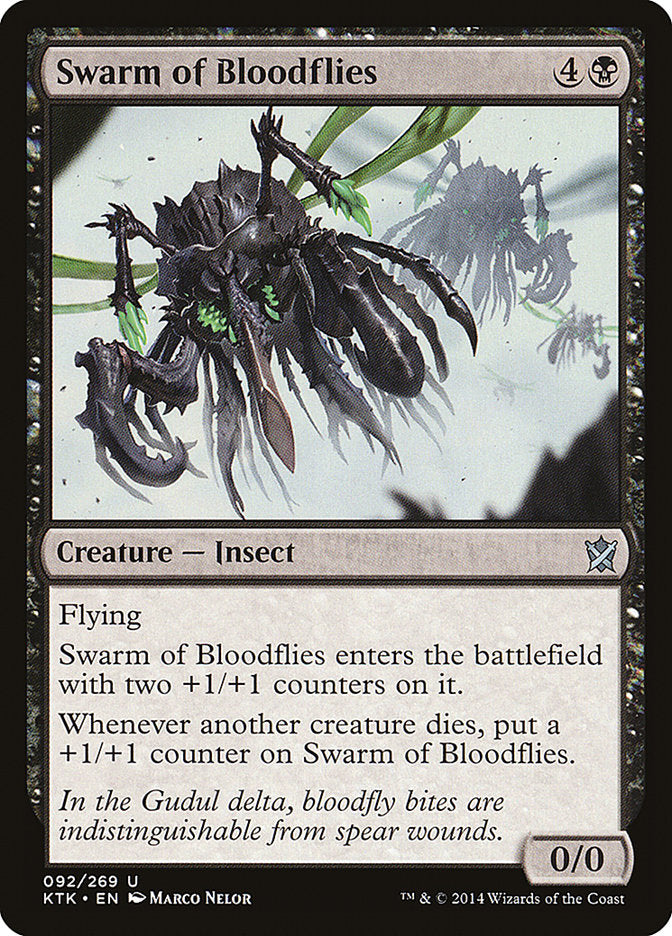Swarm of Bloodflies [Khans of Tarkir] Magic: The Gathering