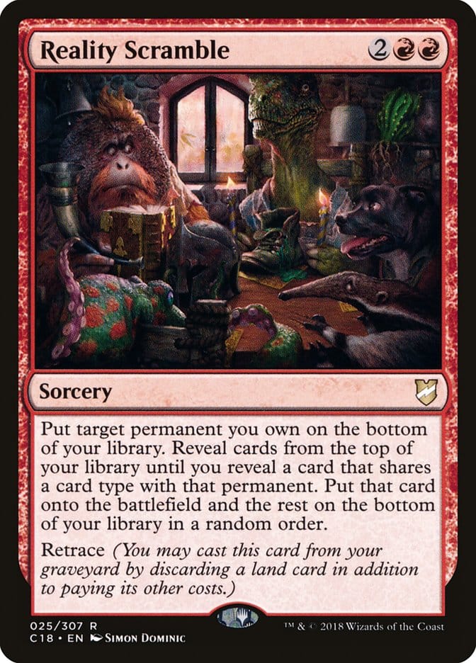 Reality Scramble [Commander 2018] Magic: The Gathering