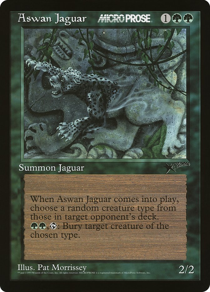 Aswan Jaguar [MicroProse Promos] Magic: The Gathering