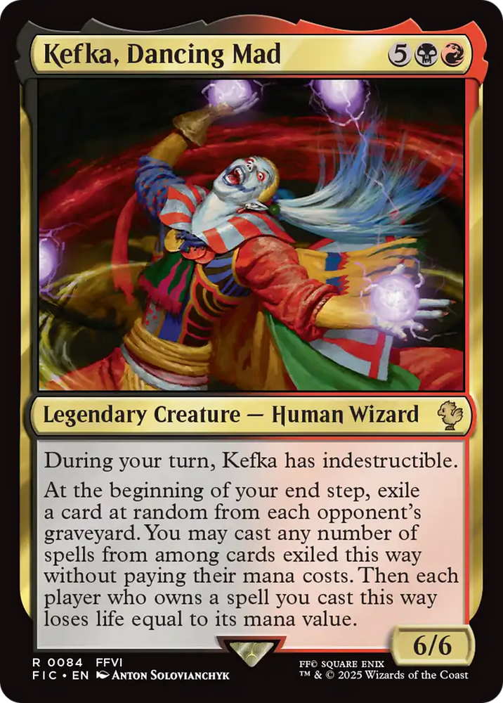 Kefka, Dancing Mad [FINAL FANTASY Commander] Magic: The Gathering