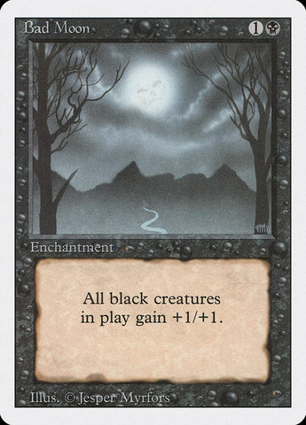 Bad Moon [Revised Edition] Magic: The Gathering