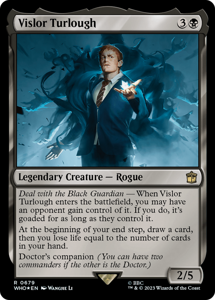 Vislor Turlough (Surge Foil) [Doctor Who] Magic: The Gathering