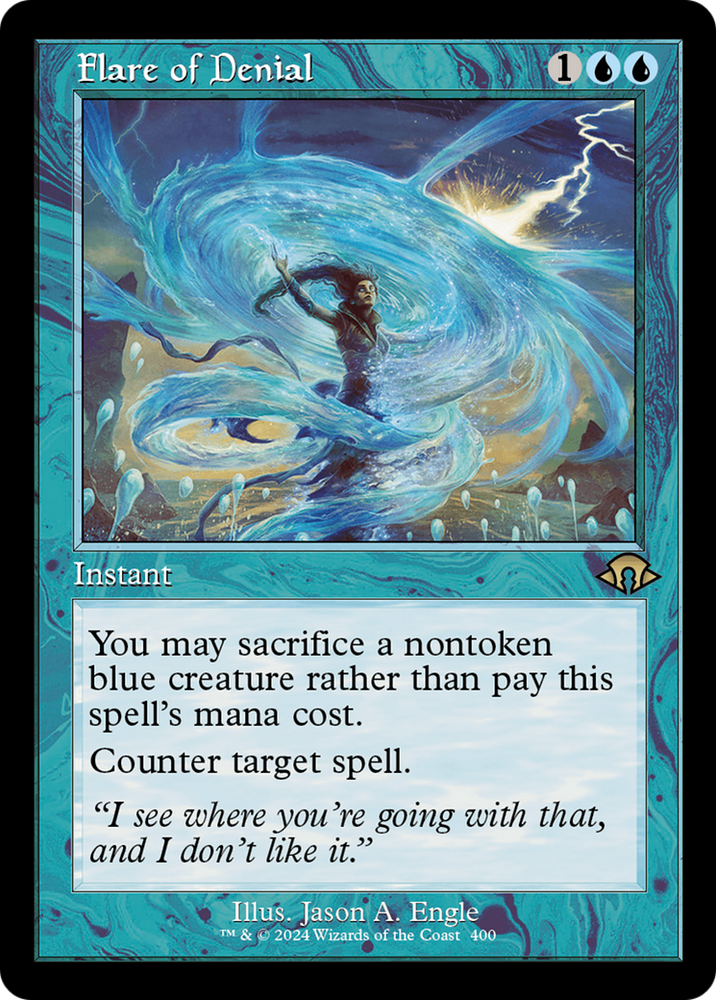 Flare of Denial (Retro) [Modern Horizons 3] Magic: The Gathering