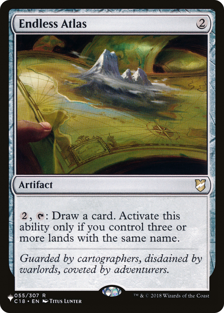 Endless Atlas [Secret Lair: Angels] Magic: The Gathering