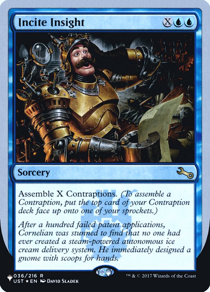 Incite Insight (Unfinity Foil Edition) [The List] Magic: The Gathering