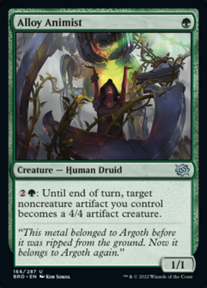 Alloy Animist [The Brothers' War] Magic: The Gathering