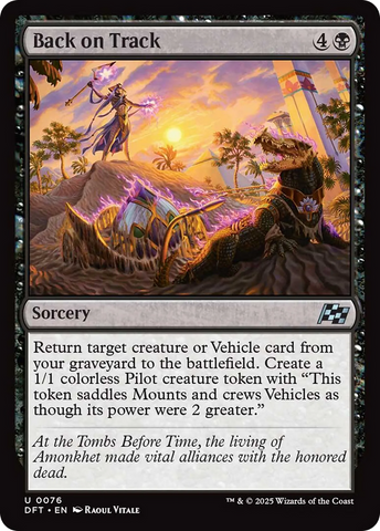 Back on Track [Aetherdrift] Magic: The Gathering