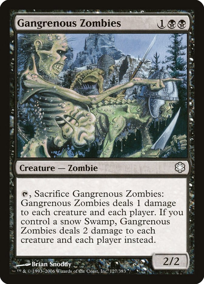 Gangrenous Zombies [Coldsnap Theme Decks] Magic: The Gathering