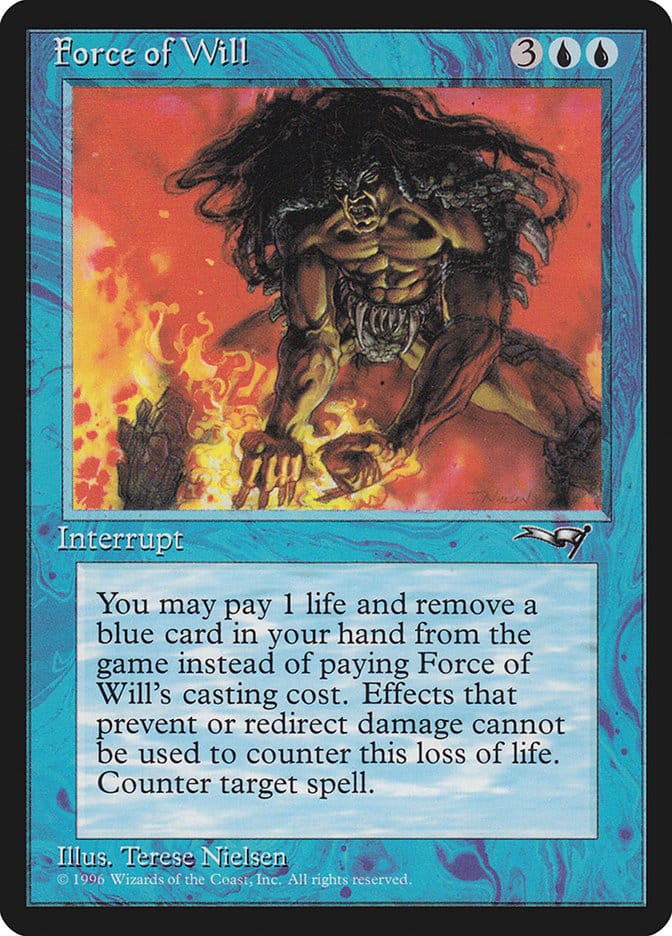 Force of Will [Alliances] Magic: The Gathering
