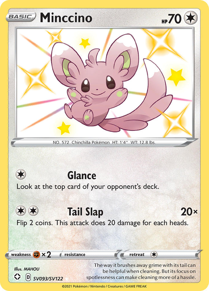 Minccino (SV093/SV122) [Sword & Shield: Shining Fates] Pokémon