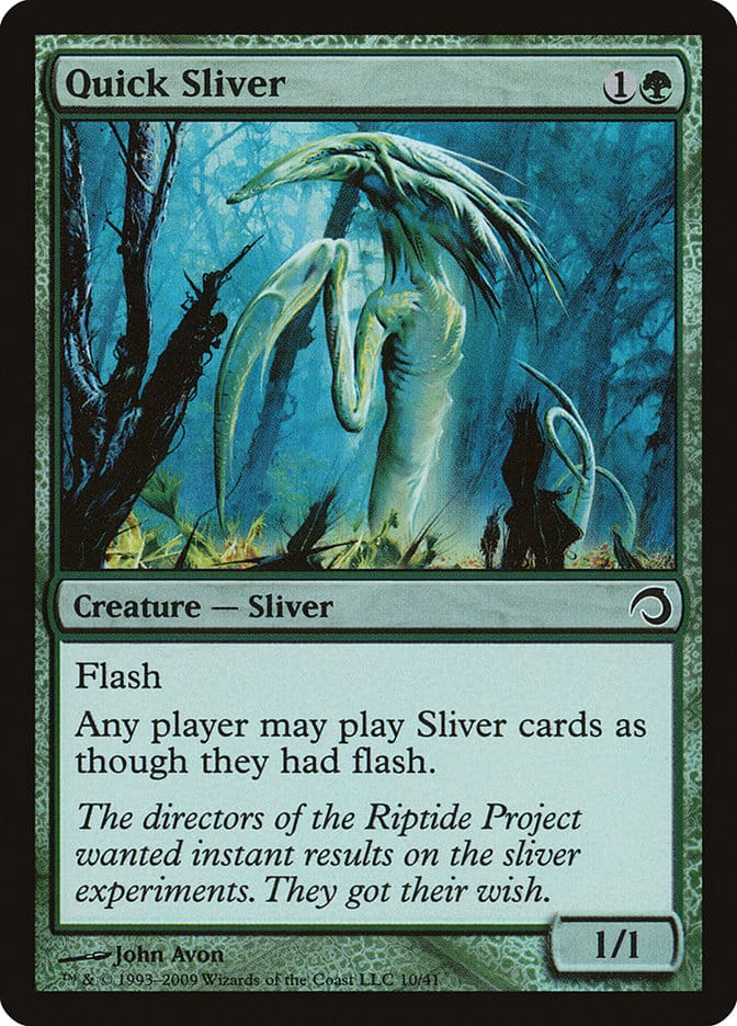 Quick Sliver [Premium Deck Series: Slivers] Magic: The Gathering