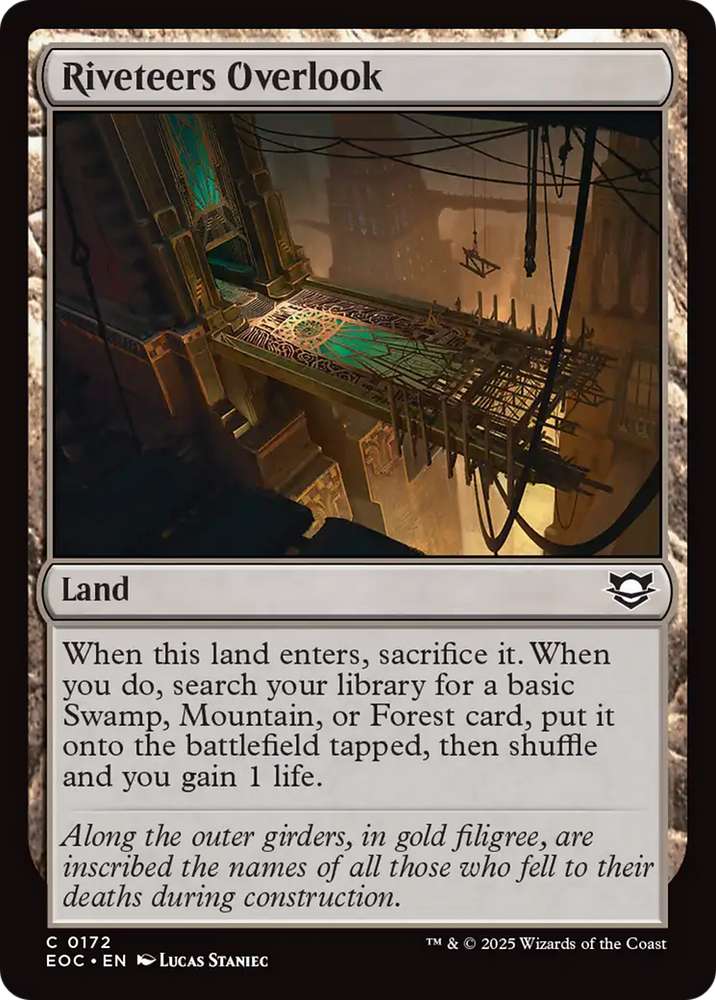 Riveteers Overlook [Edge of Eternities Commander] Magic: The Gathering