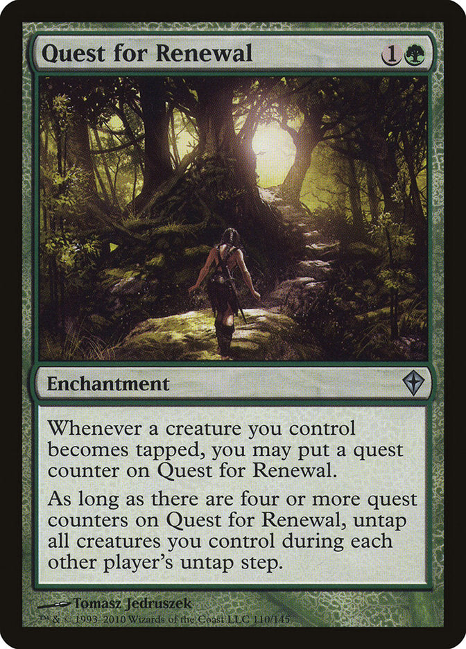 Quest for Renewal [Worldwake] Magic: The Gathering