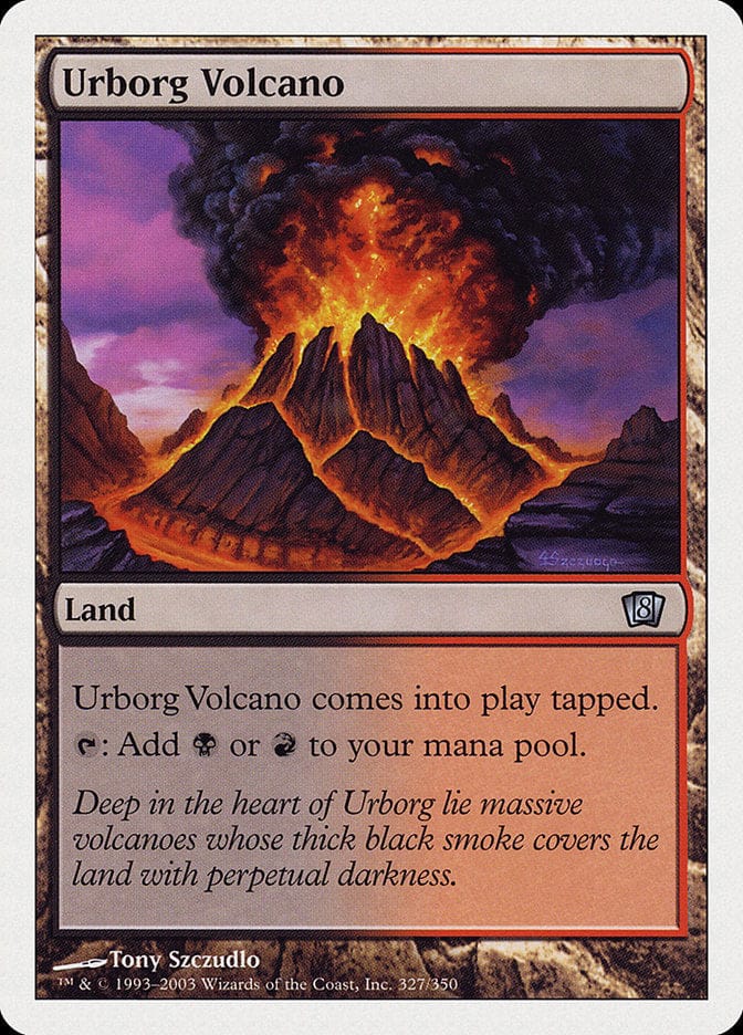 Urborg Volcano [Eighth Edition] Magic: The Gathering