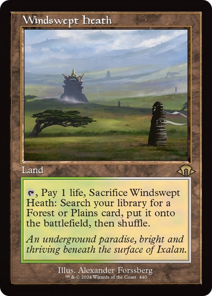 Windswept Heath (Retro) [Modern Horizons 3] Magic: The Gathering