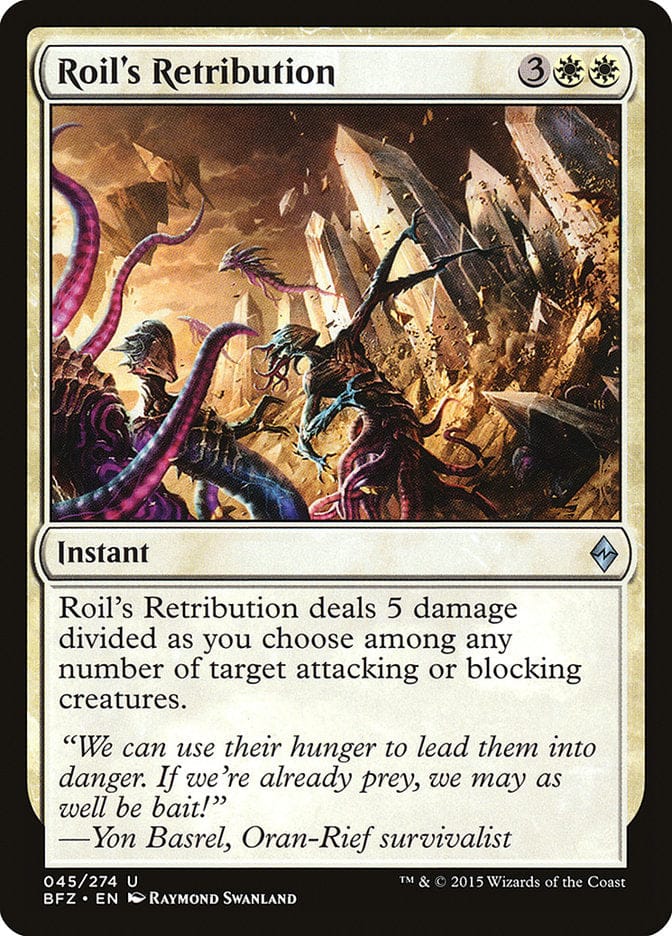 Roil's Retribution [Battle for Zendikar] Magic: The Gathering
