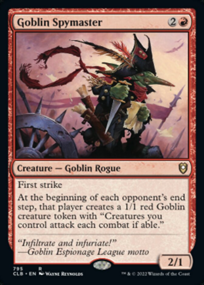 Goblin Spymaster [Commander Legends: Battle for Baldur's Gate] Magic: The Gathering
