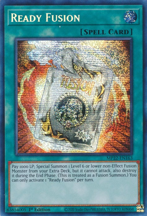 Ready Fusion [MP22-EN163] Prismatic Secret Rare - Yugioh Cards For Your TCG Needs!