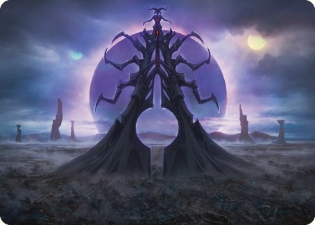 Black Sun's Twilight Art Card [Phyrexia: All Will Be One Art Series] Magic: The Gathering