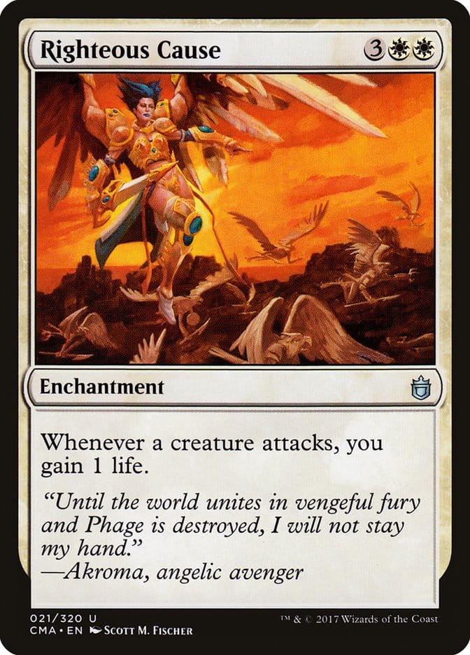 Righteous Cause [Commander Anthology] Magic: The Gathering