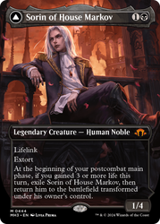 Sorin of House Markov // Sorin, Ravenous Neonate (Borderless) [Modern Horizons 3] Magic: The Gathering