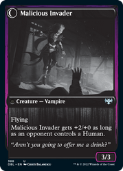 Innocent Traveler // Malicious Invader [Innistrad: Double Feature] Magic: The Gathering