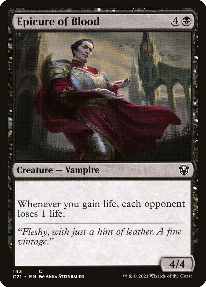 Epicure of Blood [Commander 2021] Magic: The Gathering