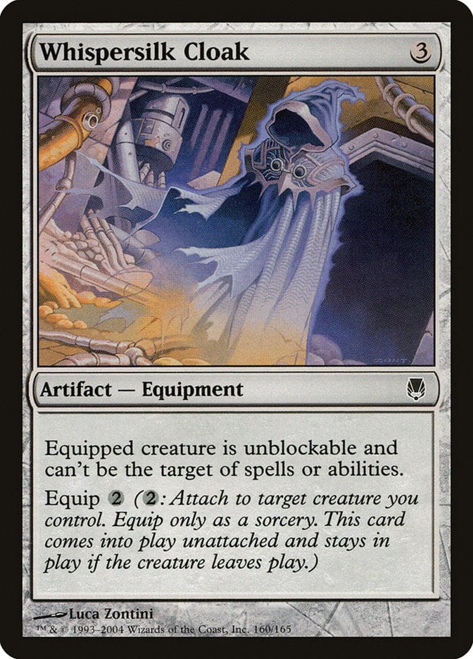 Whispersilk Cloak [Darksteel] Magic: The Gathering