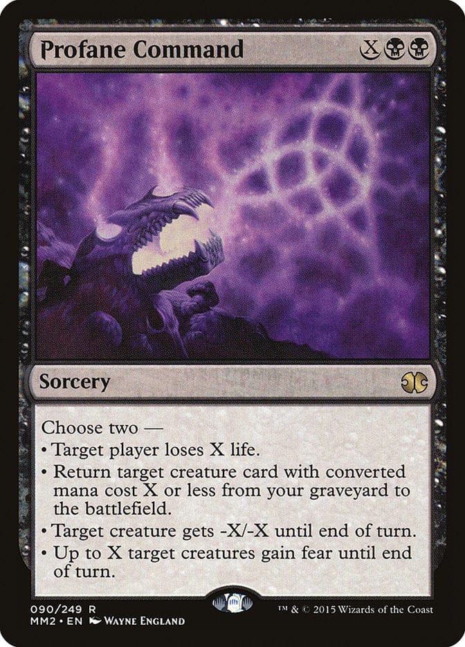 Profane Command [Modern Masters 2015] Magic: The Gathering