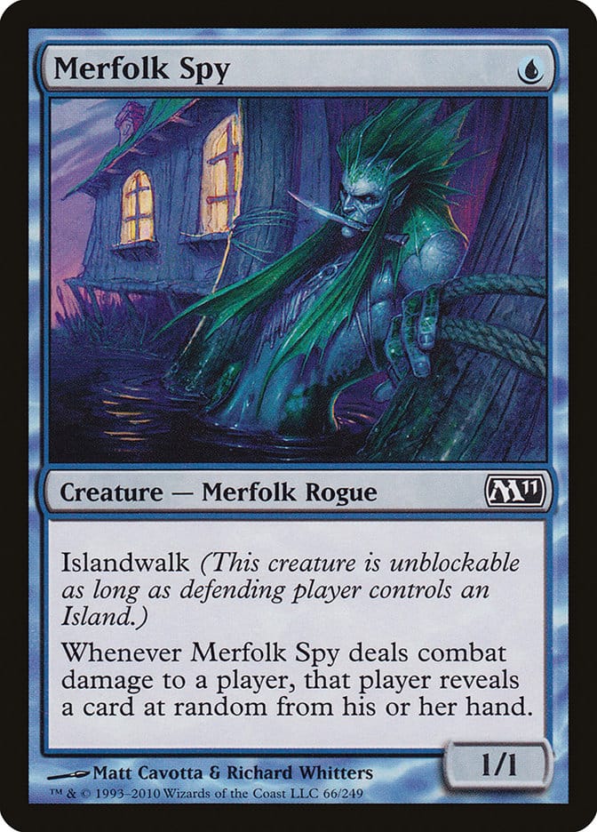 Merfolk Spy [Magic 2011] Magic: The Gathering